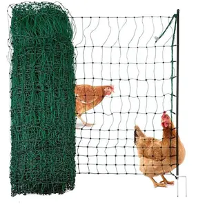 Sell quality farm garden poultry electric range woven Chicken net mesh/Free range chicken sheep net with poles