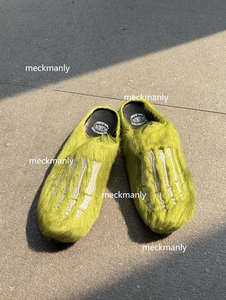 Wooden soled slippers for men with bear claws, Mueller shoes, <b>genuine</b> leather, cowhide, EVA outsole, waterproof arch support - Product Image 6