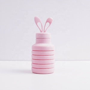 ขวดน้ำกีฬาซิลิโคนแบบพับได้ ปลอดสาร BPA เป็นมิตรกับสิ่งแวดล้อม ใช้ดื่มน้ำร้อนและน้ำเย็นได้โดยตรง - Product Image 5