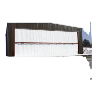 Steel Building Garagem Estrutura Armazenamento Farm Barn Kit Shed Metal Light Free Bs Armazém Gymnasium High Bay Led Shop Luz HJSD