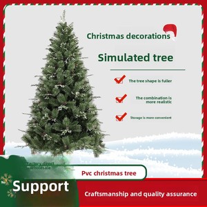 Decoraciones Navideñas Transfronterizas para Fiestas Temáticas de Criptomonedas: Adornos Grandes para Árboles Artificiales, Arreglos Festivos Flocados Automáticos - Product Image 2