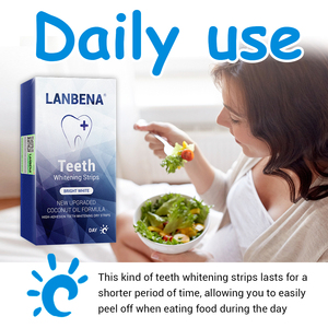 LANBENA avanzada blanqueamiento de dientes seco tiras para los dientes día de uso - Product Image 4
