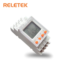 RELETEK Interrupteur de minuterie numérique à double canal RD-TPM2 50/60HZ avec relais de montage sur rail programmable ODM OEM