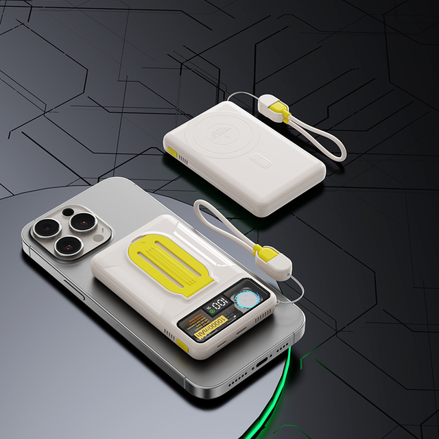 2025 Magnet Wireless Power Bank 10000 Mah Magnetic Power Bank for Phone 16 Pro Magnet Portable Charger Power