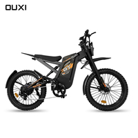 Vélo de montagne électrique OUXI GT2000, stock UE/US, vélo de montagne électrique à suspension intégrale, vélo de montagne électrique à double suspension, dirtbike