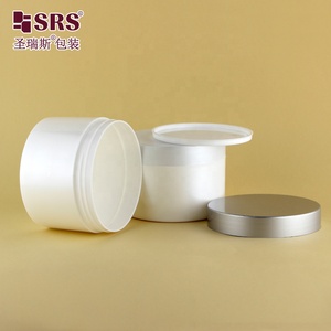 Chất lượng cao tùy chỉnh trang trí 300ml đơn tường PP nhựa <span class=keywords><strong>Jar</strong></span> Trắng - Product Image 4