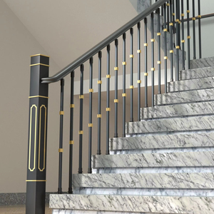 Thiết kế hiện đại cầu thang lan can lan can & tay vịn cho thanh lịch sử dụng trong nhà lan can cho cầu thang - Product Image 2