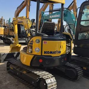 Excavatrice d'occasion de haute qualité et bon marché Komatsu PC30 3 tonnes, petite excavatrice d'occasion avec moteur d'origine EPA, excavatrice d'occasion - Product Image 1