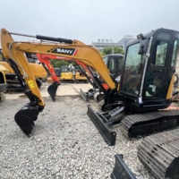 Miniexcavadora Sany SY35U de 3.5 Toneladas en Venta, Excavadora Usada con Motor Yanmar Original, Pocas Horas de Trabajo, Disponible en Stock