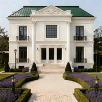 Edificio de apartamentos moderno de dos pisos de estilo europeo Casas prefabricadas de estructura de acero de calibre ligero elegante para hoteles de uso al aire libre