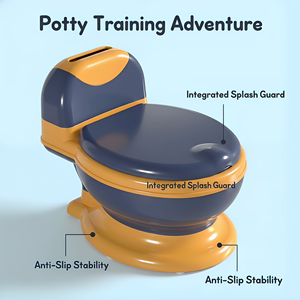 Productos de Alta Calidad para Bebés, <span class=keywords><strong>Inodoro</strong></span> de Entrenamiento para Bebés, <span class=keywords><strong>Inodoro</strong></span> Analógico de Plástico Fácil de Limpiar para el Entrenamiento de Niños, <span class=keywords><strong>Inodoro</strong></span> de Simulación - Product Image 2