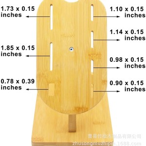 Wooden Human Shaped Knife Holder Solid Wood Kitchen Knife Storage Rack Creative Style <b>Desktop</b> <b>Shelf</b> - Product Image 3