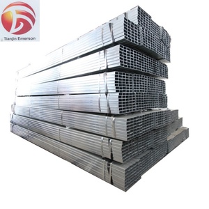 Tube carré en acier au carbone soudé de précision S275JR ASTM A36 50mm 40mm <span class=keywords><strong>100x50</strong></span>, tube carré rectangulaire galvanisé GI soudé - Product Image 3