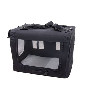 Multifunction Indoor Outdoor Nylon Pet <b>Crate</b> with Mesh Mat Collapsible Soft <b>Dog</b> Cat Bag Portable Pet Soft <b>Crate</b> - Product Image 1