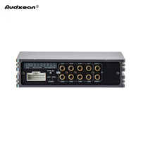 Amplificateur audio de voiture 4 canaux, processeur DSP de voiture 8 canaux, égaliseur 31 bandes, max 4x60W, qualité d'usine, amplificateurs professionnels