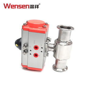 וינסן 304/316 לנפנאומטית כדור שסתום כדור שסתום מהיר להתקנה תלת צדפות ישר דרך שסתום - Product Image 1