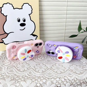 Coque de téléphone en silicone avec support de <span class=keywords><strong>dessin</strong></span> mignon pour iPhone 17 <span class=keywords><strong>Air</strong></span> 16 15 Pro <span class=keywords><strong>Max</strong></span>, support de peintre, tableau de <span class=keywords><strong>dessin</strong></span>, coque arrière motif <span class=keywords><strong>dessin</strong></span> animé - Product Image 2