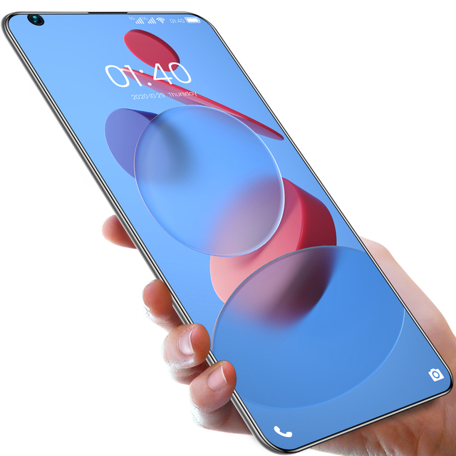 Free Smartphone M10 Ultra Cellphone 7.2 Inch Android 6GB+128GB Global Version With Face Unlocked 4G HD Screen MobilePhone