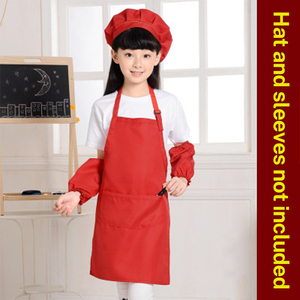 Tablier de <span class=keywords><strong>Peinture</strong></span> Imperméable Sans Manches <span class=keywords><strong>en</strong></span> Polyester pour Enfants avec Boutons Pression au Dos pour Maternelle, Salle à Manger, Logo Personnalisé - Product Image 4