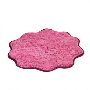 Luxury Custom Tufted Cotton Bath <b>Mats</b> Softest Anti-Slip Eco-Friendly Floral Pattern American Style Machine Made Economical Price - Product Image 1