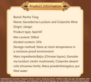 Minuman Tonik <span class=keywords><strong>Herbal</strong></span> Cina Premium Xiake Legend dengan <span class=keywords><strong>Ginseng</strong></span> dan Goji Berry, Alkohol 35%, 350ml, 6 Botol untuk Kesehatan Ginjal - Product Image 6