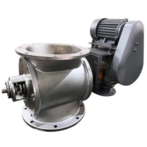 high capacity industrial rotary airlock feeder valve stainless steel airlock valve