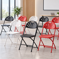 Chaise de jardin pliable légère multi-usages Parfaite comme siège supplémentaire Chaise d'extérieur pour chambre à coucher, bureau, terrasse, événements