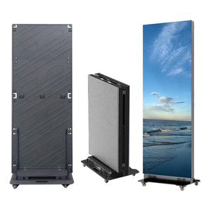 New Design Portable Double‑fold <b>Folding</b> LED Poster <b>Screen</b> 1080P 1000cd Brightness Digital Signage For Mall Commercial Display - Product Image 1
