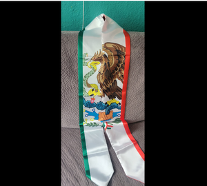 Bandera mexicana Graduación Mantón Faja Niñas Artículo de invierno Estilo hispano Latino - Product Image 6