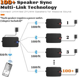 Altavoces Bluetooth para Exteriores de 400W con Alimentación CA - Product Image 3