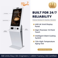 Kios Layar Sentuh Profesional 21.5/32 Inci dengan Pemindai untuk Rumah Sakit, Toko Ritel, Pusat Perbelanjaan, dan Pendidikan