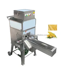 Manual maize machine automatic feeding corn thresher