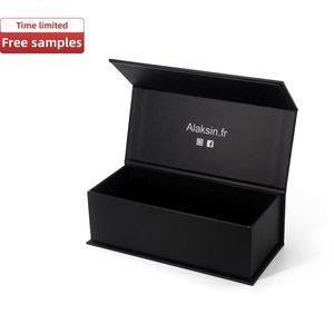 Estuche de lujo personalizado, cajas de envío, <span class=keywords><strong>embalaje</strong></span> de gafas de sol, gafas de sol magnéticas negras, caja de papel, <span class=keywords><strong>embalaje</strong></span> con impresión de logotipo - Product Image 2