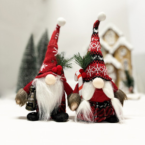 Gnomos Navideños Hechos a Mano, Muñecos Escandinavos Tomte sin Rostro, Decoraciones <span class=keywords><strong>de</strong></span> Mesa, Adornos Rústicos, Venta al Por Mayor - Product Image 1