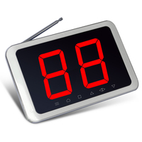 Système d'appel sans fil Affichage 1 chiffres en 2 chiffres Appel patient Infirmière Hôtel Bar Restaurant Table Buzzer Serveur Système de radiomessagerie