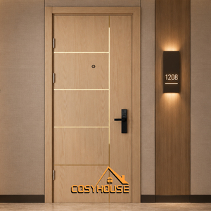 Puerta interior de madera con chapa de madera para habitaciones de hotel de lujo COSYHOUSE, para apartamentos, hostelería y proyectos comerciales. - Product Image 3