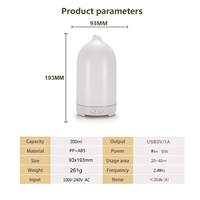 Diffuseur d'aromathérapie grande capacité avec lumières LED 7 couleurs. Plusieurs couleurs au choix. Une atmosphère merveilleuse.