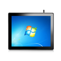 Mini PC Industri Tanpa Kipas Berbahan Aluminium Alloy Dual LAN Display CPU I3 RAM 8GB/32GB Panel Sentuh Kapasitif