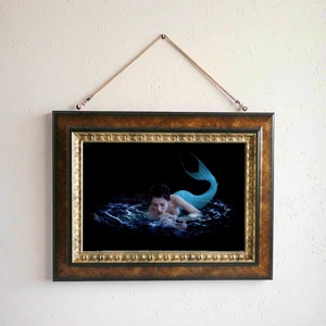 Hiện đại Oriental LED-thắp sáng bức tranh tường Canvas nude & động vật kỹ thuật số tác phẩm nghệ thuật đóng khung cho trang trí nội thất dễ dàng treo - Product Image 2