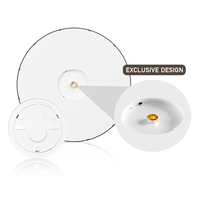 Lámpara de Techo Moderna LED Ultrafina de 38W y 21mm Ajustable para Comedor, Hogar y Hotel
