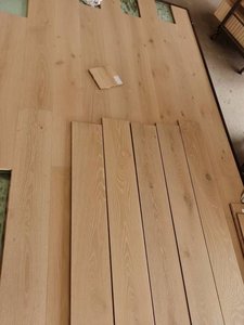 Planchers en bois franc de chêne brossé de 15 mm, personnalisés, imperméables, couleur naturelle, qualité ABCD, parquet en chêne blanc pour usage intérieur - Product Image 2