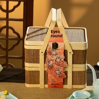 Op maat gemaakte papieren taartdoos met handvat, rechthoekig, groothandel, aangepast logo, recycleerbaar, voedselverpakking, op maat gemaakte koekjesdozen