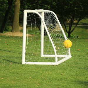 <span class=keywords><strong>Cage</strong></span> <span class=keywords><strong>de</strong></span> football/soccer portable <span class=keywords><strong>en</strong></span> métal durable Racetex et mini-buts <span class=keywords><strong>en</strong></span> blanc et noir 240x160cm - Product Image 3