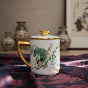 Factory Price: New Sublimation Handmade Cup, Coffee Cup, Customized logo Printed White Porcelain Cup