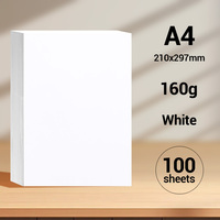 Papel de Color de Alta Calidad Personalizado A4 160G 100 Hojas/Bolsa Impresión Multicolor para Uso en Oficina
