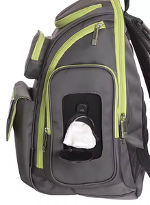 Bolsa de Pañales Multifuncional Personalizada con Logotipo, Bolsa de Viaje de Tela para Bebés, Mochila con Cambiador - Product Image 5