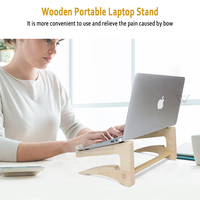 Support de refroidissement en bois pour ordinateur Portable