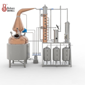 Distillerie de 1500 litres Équipement de distillation de whisky en <span class=keywords><strong>cuivre</strong></span> Pot de whisky Équipement de distillation encore Distillateur d'alcool - Product Image 1