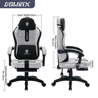 Chaise de jeu à prix avantageux, design tendance, échantillon gratuit, vente en gros, chaise de bureau sans repose-pieds