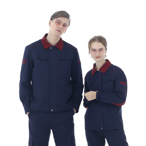 Gilet <span class=keywords><strong>di</strong></span> Sicurezza Unisex <span class=keywords><strong>in</strong></span> Cotone a Maniche Lunghe ad Alta Visibilità per Lavoratori <span class=keywords><strong>di</strong></span> Sanificazione, Miniera, Ingegneria e Edilizia - Product Image 2